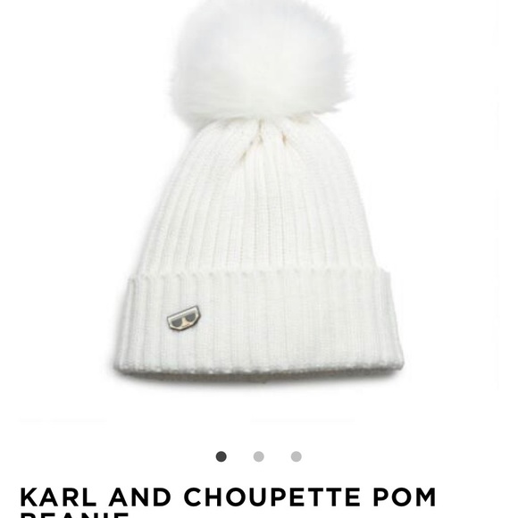 Karl And Choupette Pom Beanie 